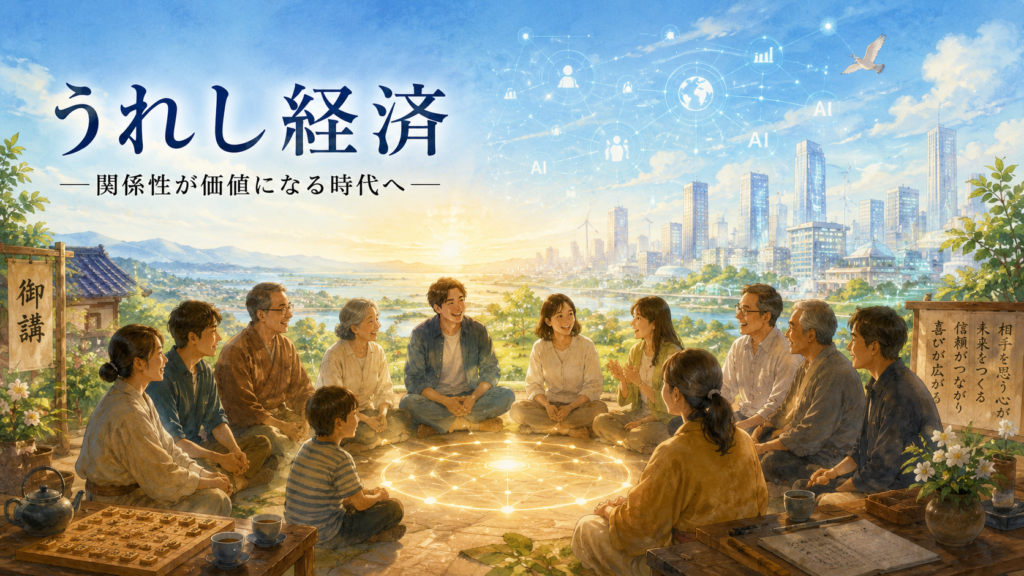 うれし経済。関係性が価値になる時代へ