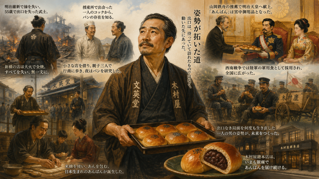 あんぱんに見る出口設計 ― 姿勢が拓いた道