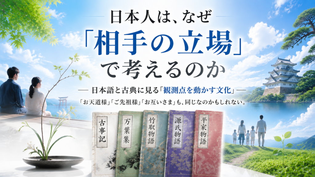 日本人は、なぜ「相手の立場」で考えるのか